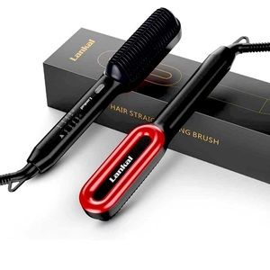 Hair Straightener Brush, Anti-Scald Fast Heating MCH Ceramic Comb